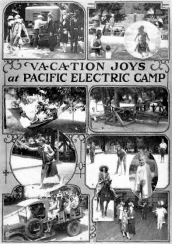 Vacation Joys at Pacific Electric Camp c.1924